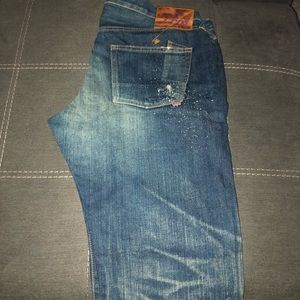 PRPS Men’s splattered jeans.